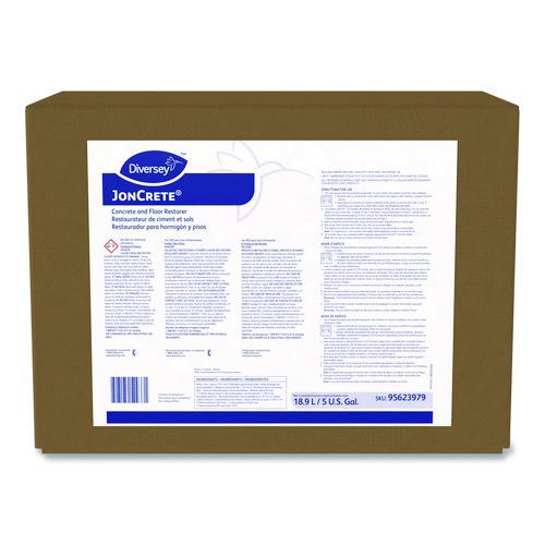 Image of Diversey 101110066 JonCrete Concrete and Floor Restorer, Fresh Scent, 5 gal Envirobox