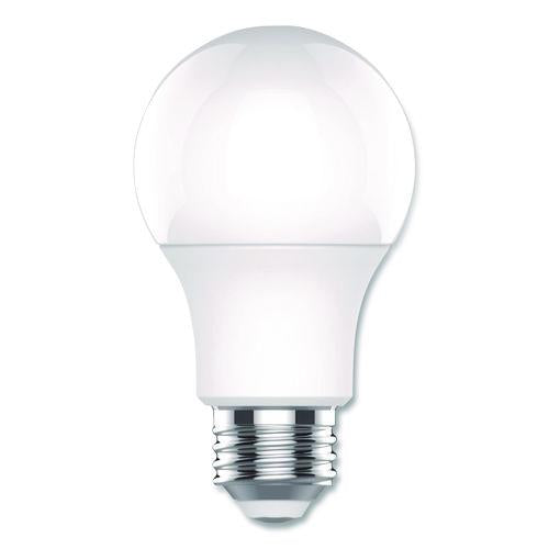 Image of GE 93131062 Classic LED SW Non-Dim A19 Light Bulb, 5.5 W, Soft White, 4/Pack
