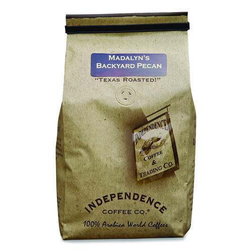 Image of Independence Coffee Co. ICF73111 Madalyn's Backyard Pecan Whole-Bean Coffee, 24 oz Bag