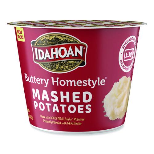Image of Idahoan® IDA33141 Buttery Homestyle Mashed Potatoes, 1.5 oz Cup, 10/Carton