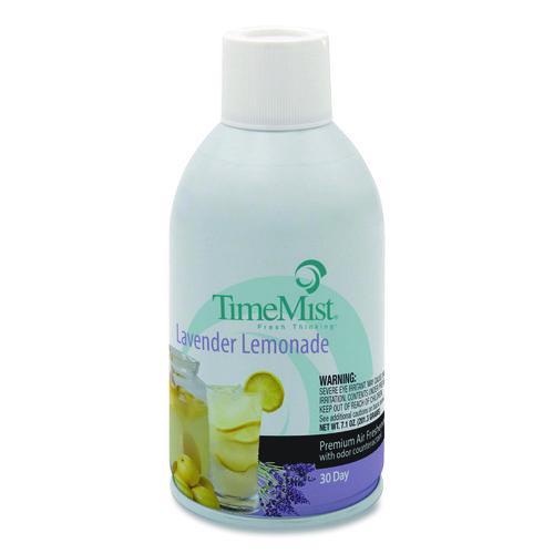 Image of TimeMist® 1042757 Premium Metered Air Freshener Refill, Lavender Lemonade, 7.1 oz Aerosol Spray, 12/Carton