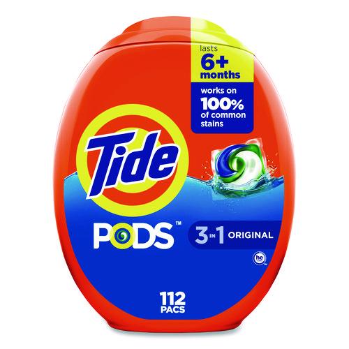 Image of Tide® 03243 PODS Laundry Detergent, Pods, Tide Original, 112 Pods/Tub