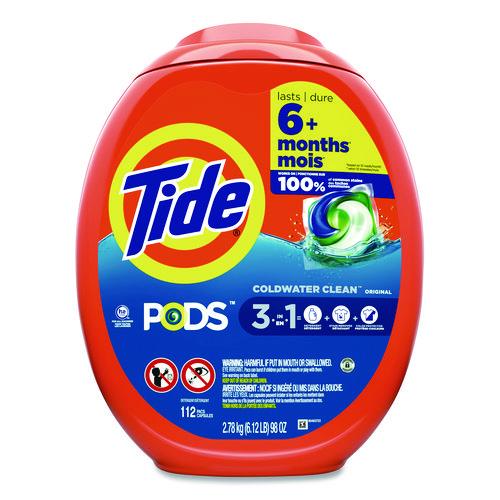 Image of Tide® 03243 PODS Laundry Detergent, Pods, Tide Original, 112 Pods/Tub