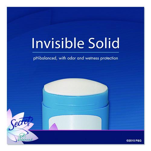 Image of Secret® 12442 Invisible Solid Anti-Perspirant and Deodorant, Powder Fresh Scent, 1.7 oz Stick