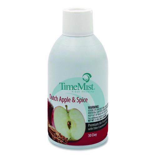 Image of TimeMist® 1042818 Premium Metered Air Freshener Refill, Dutch Apple and Spice, 7.1 oz Aerosol Spray