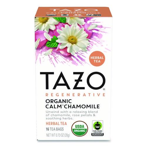 Image of TazoÂ® Tea Bags, Organic Calm Camomile, 16/Box