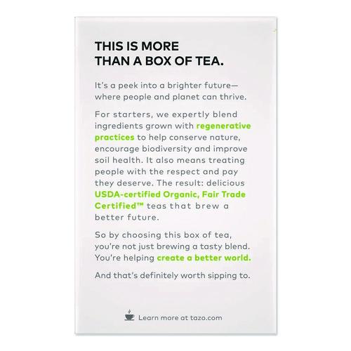 Image of Tazo® TAZ00309 Tea Bags, Organic Zen, 16/Box