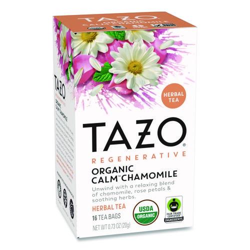 Image of TazoÂ® Tea Bags, Organic Calm Camomile, 16/Box