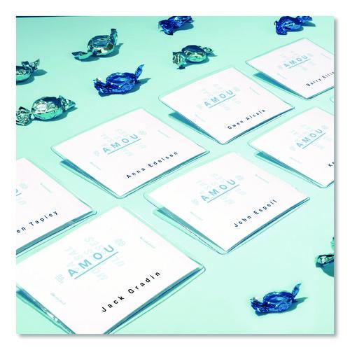 Image of Avery® 74461 Clip-Style Badge Holder With Laser/inkjet Insert, Top Load, 3.5 X 2.25, White, 100/box