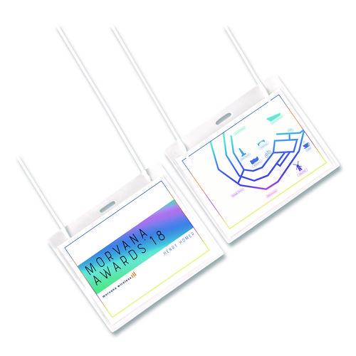 Image of Avery® AVE74520 Necklace-Style Badge Holder W/laser/inkjet Insert, Top Load, 4 X 3, We, 50/box