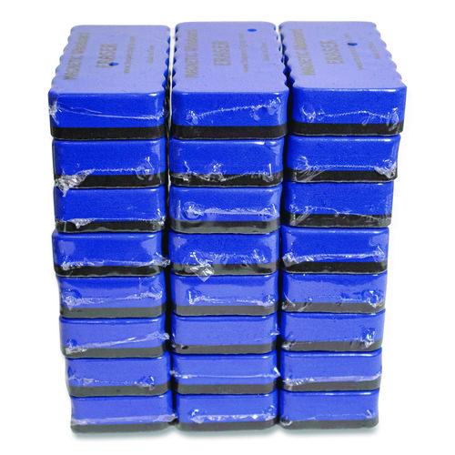 Image of TPG Creations Magnetic Whiteboard Eraser, 2 x 4 x 1, 24/Pack