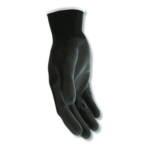 Image of MCR Safety B96699M Work Gloves, 10" Long, Medium, Black, 12 Pairs
