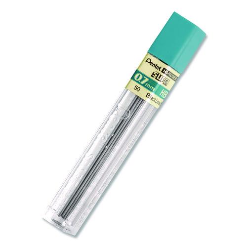 Image of Pentel® L50BP3HB-K6 Super Hi-Polymer Lead Refill, 0.7 mm, HB, Black, 12 Leads/Tube, 3 Tubes/Pack