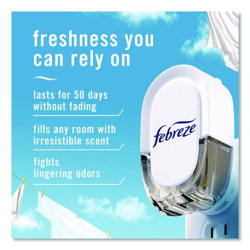 Image of Febreze® PLUG Air Freshener Refills, Mountain/Ocean/Rainforest, 2.63 oz, 3/Pack, 6 Packs/Carton
