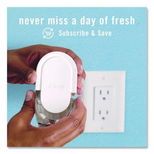 Image of Febreze® PLUG Air Freshener Refills, Mountain/Ocean/Rainforest, 2.63 oz, 3/Pack, 6 Packs/Carton