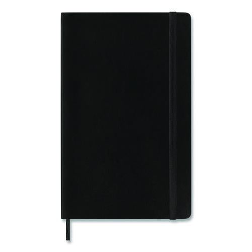 Image of Moleskine® 707162 Classic Softcover Notebook, 1-Subject, Narrow Rule, Black Cover, (192) 8.25 x 5 Sheets