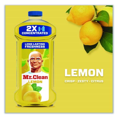 Image of Mr. Clean® 80375756 Multi-Surface Antibacterial Cleaner, Lemon Scent, 23 oz Bottle, 6/Carton