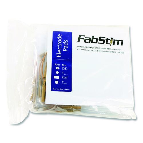 Image of FabStim® 1312911 Self-Adhesive Electrodes, 2 x 2 Square, 4/Pack