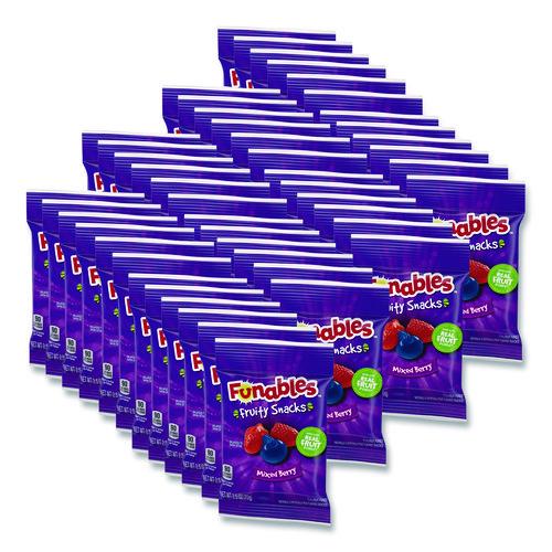 Image of Ferrara® FER05475 Funables Fruity Snacks, Mixed Berry, 2.5 oz Bag, 48/Carton