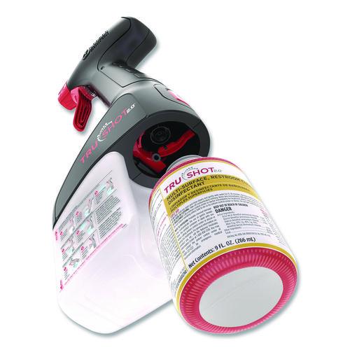 Image of SC Johnson Professional® 379850 TruShot 2.0 Disinfectant Multisurface Cleaner, Fresh Scent, 9 oz Cartridge, 4/Carton