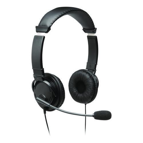 Image of Kensington® K97603WW Hi-Fi Headphones with Microphone, Black