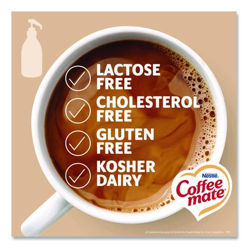 Image of Coffee mate® 12039938 Liquid Coffee Creamer, Sweetened Original, 1.5 L Pump Bottle, 2/Carton