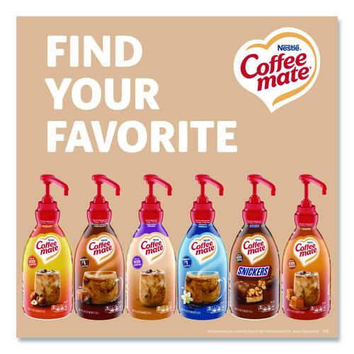 Image of Coffee mate® 12039938 Liquid Coffee Creamer, Sweetened Original, 1.5 L Pump Bottle, 2/Carton