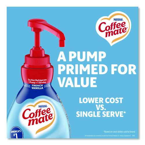 Image of Coffee mate® 12039864 Liquid Coffee Creamer, French Vanilla, 1.5 L Pump Bottle