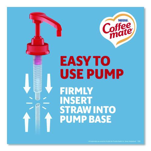 Image of Coffee mate® 12039864 Liquid Coffee Creamer, French Vanilla, 1.5 L Pump Bottle, 2/Carton