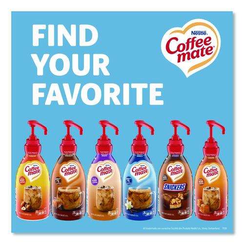 Image of Coffee mate® 12039864 Liquid Coffee Creamer, French Vanilla, 1.5 L Pump Bottle, 2/Carton