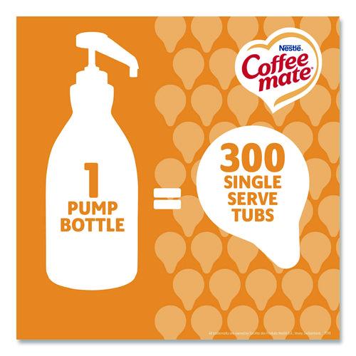 Image of Coffee mate® 12536266 Liquid Creamer Pump Bottle, Caramel, 50.7 oz Pump Bottle