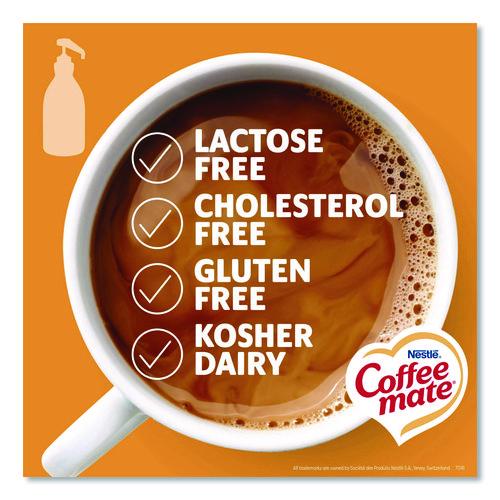 Image of Coffee mate® 12536266 Liquid Creamer Pump Bottle, Caramel, 50.7 oz Pump Bottle