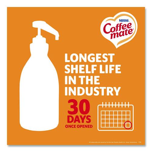 Image of Coffee mate® 12536266 Liquid Creamer Pump Bottle, Caramel, 50.7 oz Pump Bottle