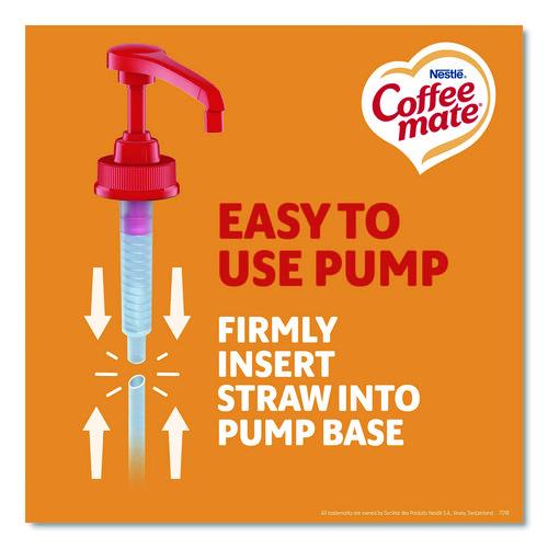 Image of Coffee mate® 12536266 Liquid Creamer Pump Bottle, Caramel, 50.7 oz Pump Bottle