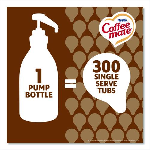 Image of Coffee mate® NES97955 Liquid Coffee Creamer, Snickers, 1.5 L Pump Bottle