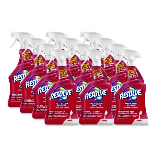 Image of RESOLVE® 19200-00601 Triple Oxi Advanced Trigger Carpet Cleaner, Fresh Linen, 22 oz Spray Bottle, 12/Carton