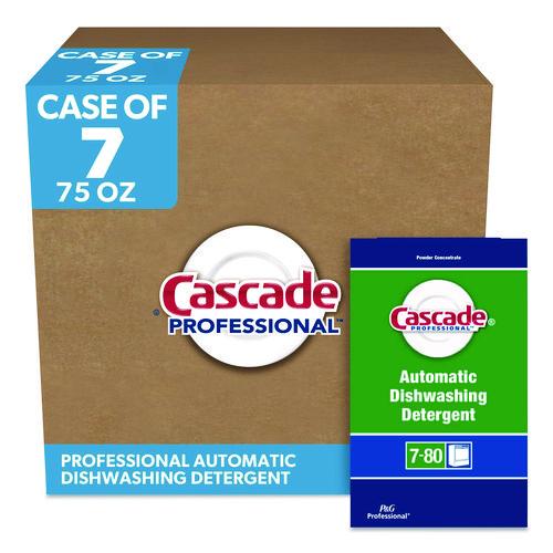 Image of Cascade® PRO 59535EA Automatic Dishwasher Detergent Powder, Fresh Scent, 75 oz Box