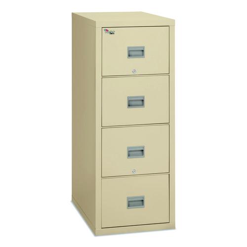 Image of FireKing® 4P1831-CPA Patriot By Fireking Insulated Fire File, 1-Hour Fire Protection, 4 Letter-Size File Drawers, Parchment, 17.75 X 31.63 X 52.75