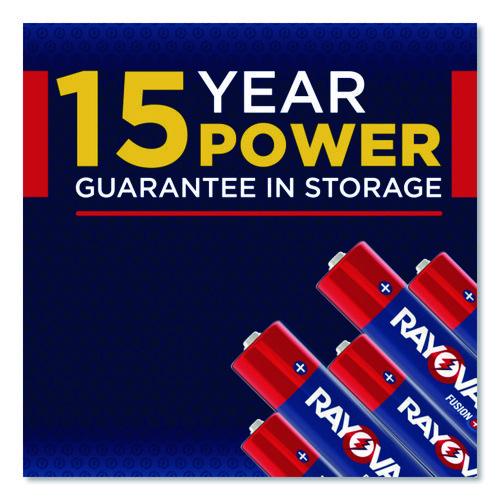Image of Rayovac® RAY8158TFUS Fusion Performance Alkaline AA Batteries, 8/Pack