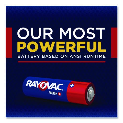 Image of Rayovac® RAY8158TFUS Fusion Performance Alkaline AA Batteries, 8/Pack