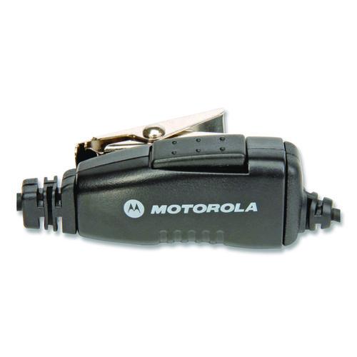 Image of Motorola® HKLN4599 D-Style Earpiece with In-Line Microphone and Push-To-Talk, Black
