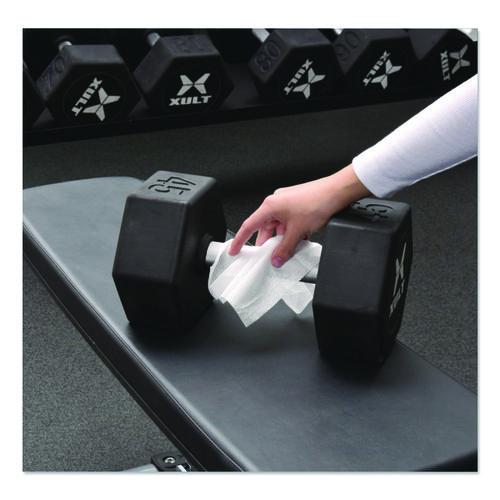 Image of Sani Professional® NIC P13872 Sani-Cloth AF3 Germicidal Disposable Wipes, 6 x 6.75, White, 160 Wipes/Canister, 12 Canisters/Carton