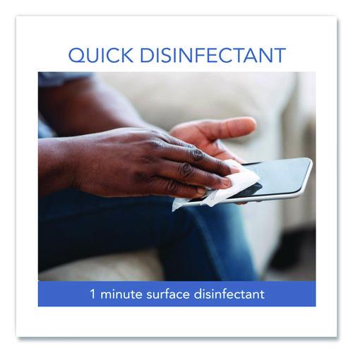 Image of Sani Professional® P25372 Sani-Cloth Prime Germicidal Disposable Wipes, Large, 1-Ply, 6 X 6.75, Unscented, White, 160/canister, 12 Canisters/carton