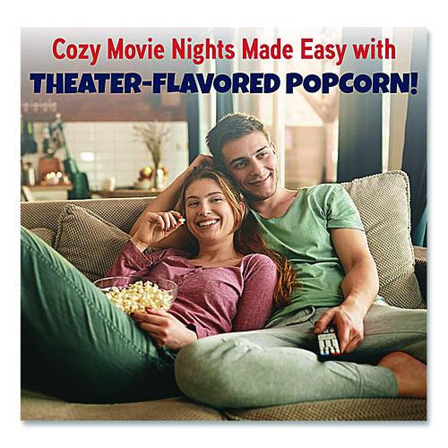 Image of Great Western Products GRE00016 Premium America Popcorn, Butter, 8 oz Pack, 36/Carton