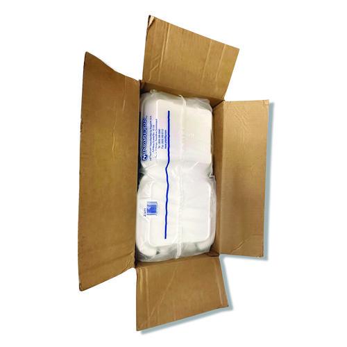 Image of Plastifar 12084 Foam Hinged Lid Containers, 9 x 9 x 3, White, Foam, 200/Carton
