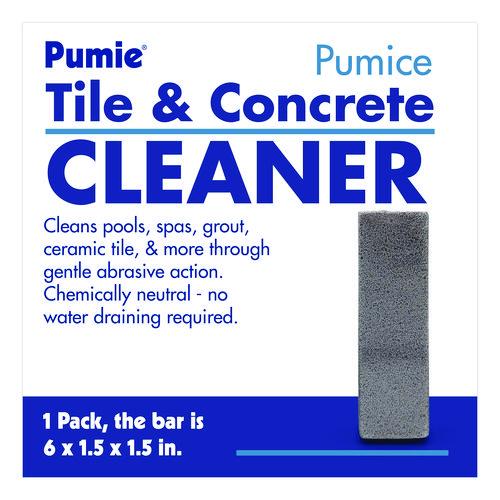 Image of Pumie® PB-80Q Tile and Concrete Cleaner, 6 x 1.5, Gray, 12/Carton