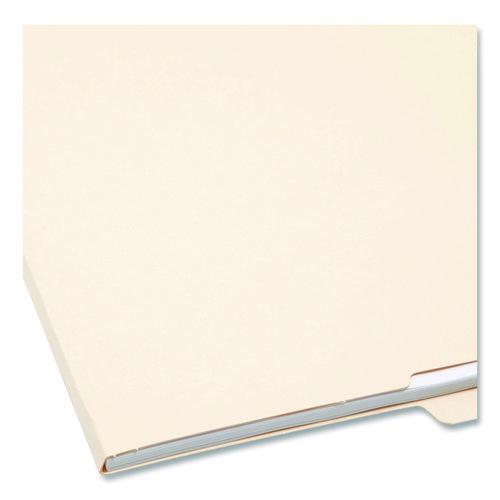 Image of Smead 24127 Heavyweight Manila End Tab Folders, 9" High Front, 1/2-Cut Tabs: Top, Letter Size, 0.75" Expansion, Manila, 100/Box