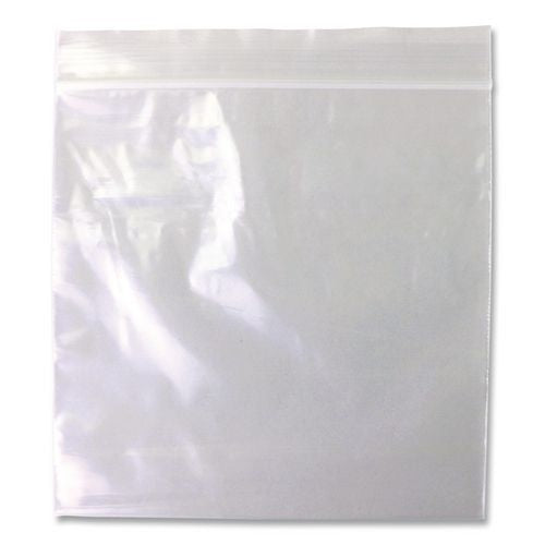 Image of Fantapak MGP MGZ2P0606 Reloc Zippit Plastic Zipper Bags, 6" x 6", Clear, 1,000/Box
