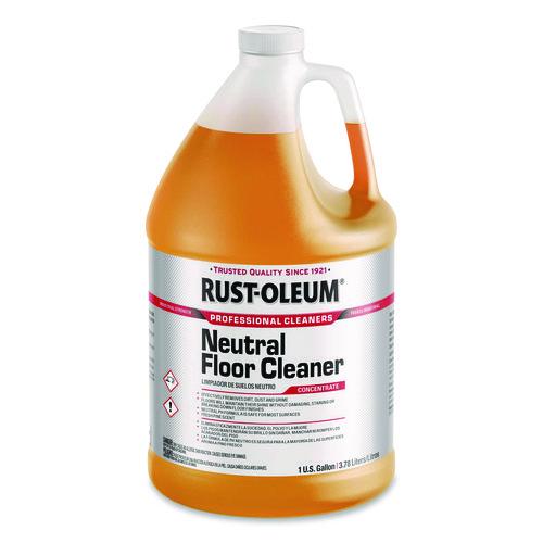 Image of Rust-Oleum® 352240 Professional Neutral Floor Cleaner Concentrate, Pine Scent, 1 gal Bottle, 4/Carton