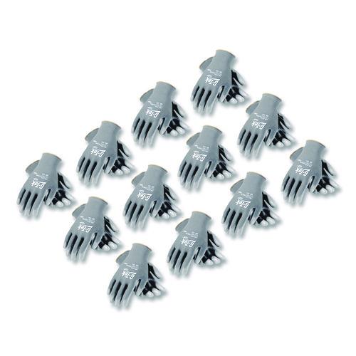 Image of G-Tek® 33-G125/S GP Polyurethane-Coated Nylon Gloves, EN388: 1111, 10" Long, Small, Gray, 12 Pairs